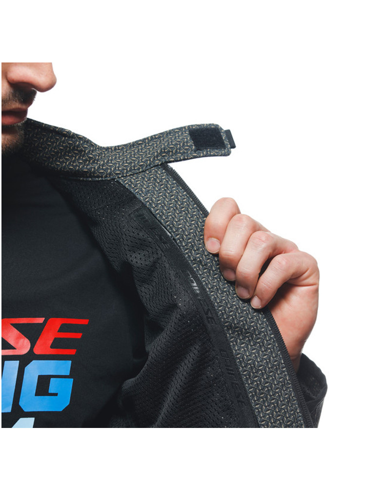 Kurtka motocyklowa tekstylna Dainese Ignite Air Tex czarno-szara