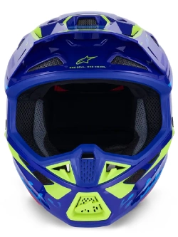 Kask enduro Alpinestars SM7 Deed niebieski-fluo połysk
