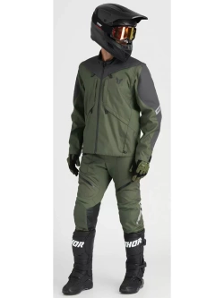 Spodnie cross Thor Terrain In-the-Boot zielono-szare