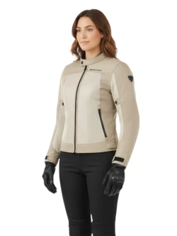Kurtka motocyklowa damska tekstylna REV’IT! Eclipse 2 brązowa