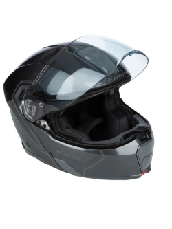 Kask szczękowy Klim GT1 Expedition Gloss czarno-szary