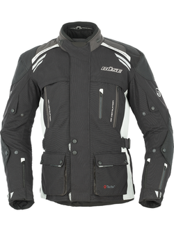 Kurtka motocyklowa tekstylna Büse Highland czarno-biała