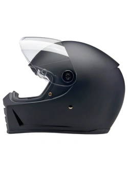 Kask integralny Biltwell Lane Splitter Flat czarny matowy