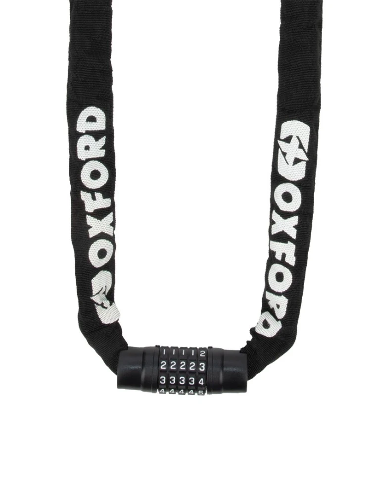 Łańcuch do motocykla Oxford Combi Chain 8 z szyfrem [długość: 1.5 m; średnica oczka: 8 mm]