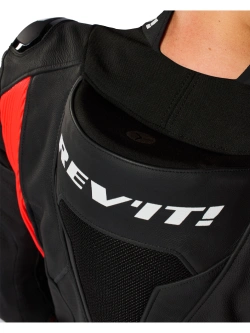 Kombinezon motocyklowy dwuczęściowy REV’IT! Argon 3 czarno-fluo czerwony