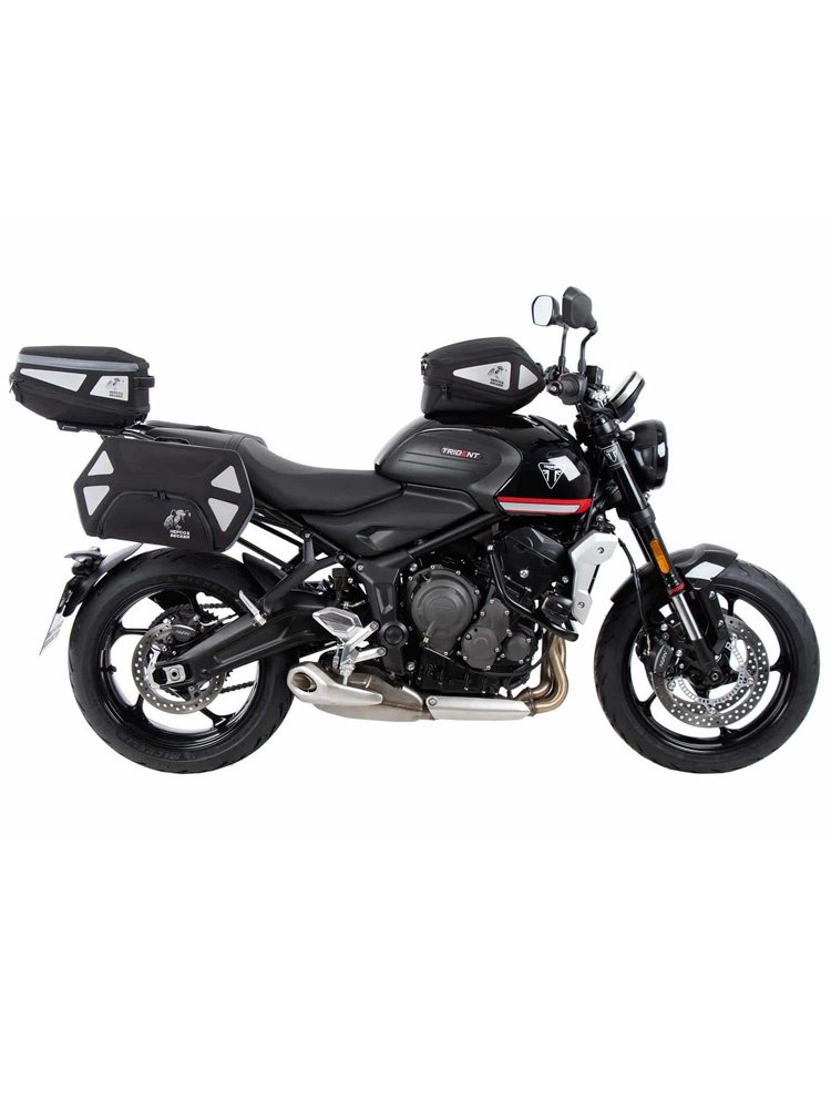 Torba na tył Hepco&Becker Royster Sport czarno-szara (mocowanie Basic w zestawie)