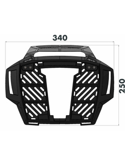 Stelaż pod kufer centralny AluRack Hepco&Becker KTM 390 Adventure (20-24)