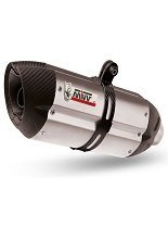 Tłumik motocyklowy Slip-On Line (Suono) MIVV do BMW R1200GS / Adventure (04-07) srebrny