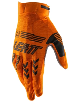 Rękawice cross dziecięce Leatt Moto 2.5 X-Flow pomarańczowo-szare