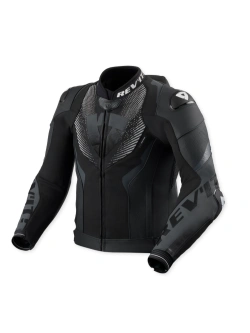 Kurtka motocyklowa skórzana REV’IT! Hyperspeed 3 Pro czarno-antracytowa