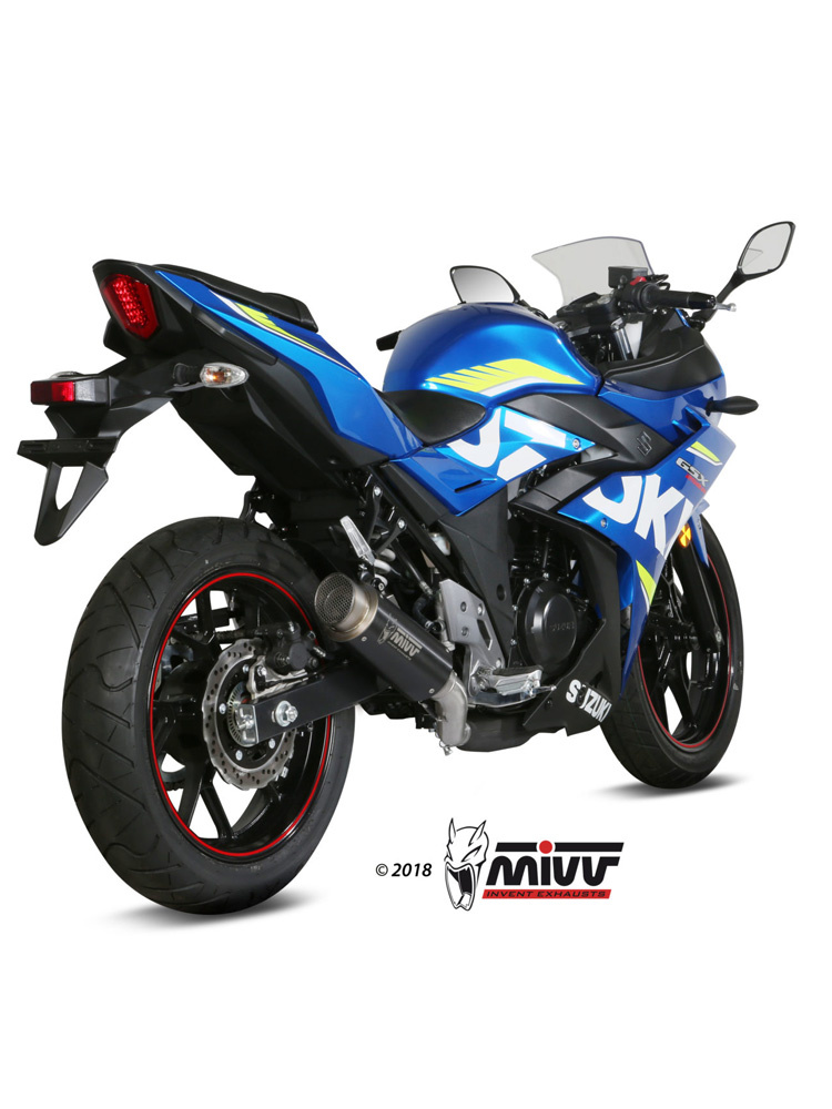 Tłumik motocyklowy Slip-On (GP Pro) MIVV do Suzuki GSX 250 R (17-20) czarny