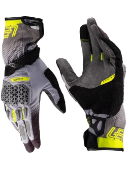 Rękawice motocyklowe Leatt Hydradri 5.5 Viz czarno-szaro-żółte