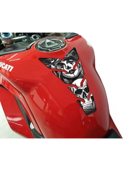Tankpad Uniwersalny Pad Onedesign Factory Racing kobieta z czaszką