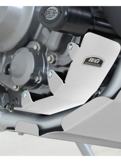 Płyta pod silnik R&G Honda CRF250L (13-21)/ CRF250M (14-15) (prawa strona) srebrna