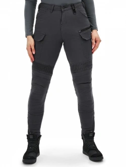 Jeansy motocyklowe damskie Shima Giro 3.0 szare