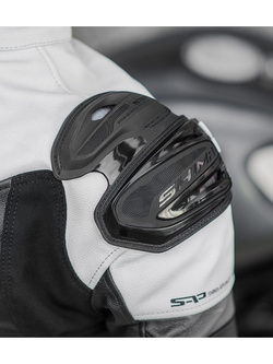 Kurtka motocyklowa Shima Bandit czarno-biało-czerwona