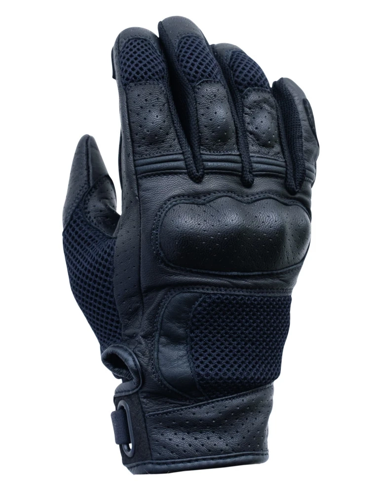 Rękawice motocyklowe John Doe Aero Mesh czarne