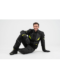 Kurtka motocyklowa tekstylna Shima Runner czarno-fluo