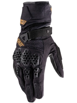 Rękawice motocyklowe Leatt Hydradri 6.5 Stealth czarno-szaro-brązowe