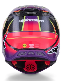 Kask enduro Alpinestars MX Supertech M10 Era różowo-fioletowy-fluo