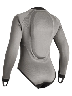 Body damskie z ochraniaczami Pando Moto Bia szare