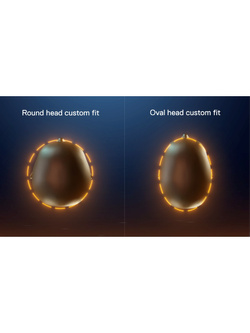 Poduszki pod głowę do kasku Schuberth S3 (owalny kształt głowy)