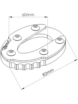 Poszerzenie stopki bocznej Puig do Kawasaki Z650 / Z900 / Ninja 1000 SX