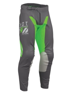 Spodnie cross Thor Launchmode Futura szaro-zielone