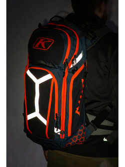 Plecak motocyklowy Klim Arsenal 30 szaro-pomarańczowy