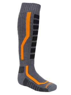 Skarpety motocyklowe Klim Aggressor 2.0 szaro-pomarańczowe