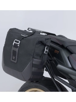 Zestaw sakw bocznych Legend Gear LC2 ze stelażami SW-Motech Suzuki GSX-8T/ TT (25-) czarno-brązowe [poj.: 2 x 13,5 L]