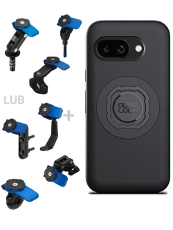 Zestaw na motocykl: etui MAG na telefon Google Pixel 9A (magnetyczne) + mocowanie Quad Lock