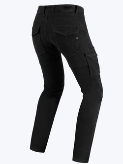 Jeansy motocyklowe PMJ Santiago czarne