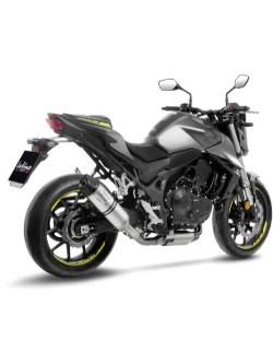 Tłumik motocyklowy LeoVince LV One Evo [Slip-On, Stal nierdzewna + Carbon] do Hondy CB 750 Hornet (23-) srebrny