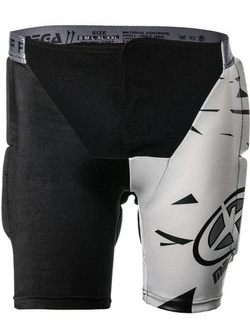 Spodenki ochronne X-Factor Mega II czarno-białe