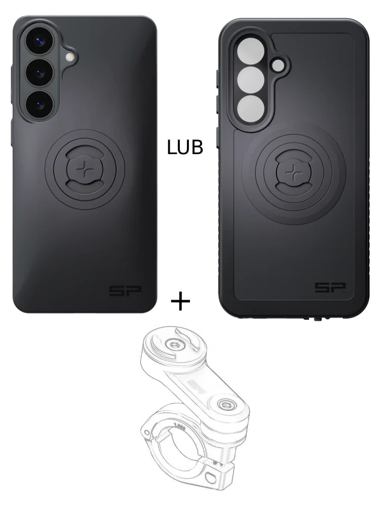 Zestaw na motocykl: etui na telefon Samsung Galaxy S26+ + mocowanie SP Connect