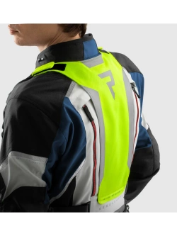 Kurtka motocyklowa tekstylna Rebelhorn Hardy 3.0 czarno-szaro-niebieska