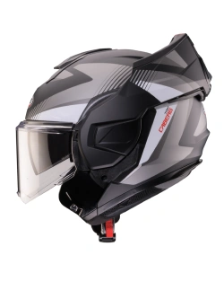 Kask szczękowy Caberg Trip czarno-szary