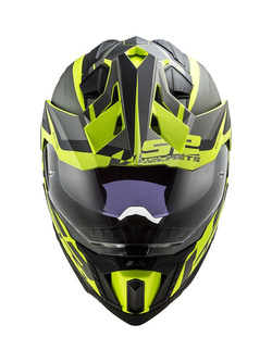 Kask integralny LS2 MX701 Explorer HPFC Alter matowy żółto-czarny