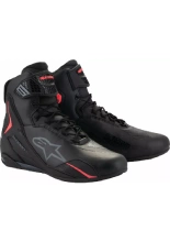 Buty motocyklowe damskie Alpinestars Faster-4 czarno-czerwone