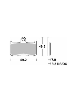 Klocki hamulcowe SBS 782 HS