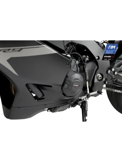 Pokrywy dekli silnika PUIG Yamaha MT-09/SP (21-)/MT-09 Y-AMT/XSR900 GP (24-)/XSR900 (22-)/YZF-R9 (25-) czarne