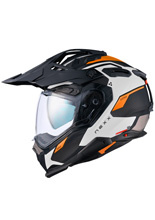 Kask adventure Nexx X.Wed 3 Keyo czarno-biało-pomarańczowy matowy