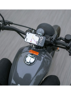 Zestaw na motocykl: uniwersalny uchwyt na telefon SPC+ (magnetyczny) + uchwyt na kierownicę Sp Connect Moto 