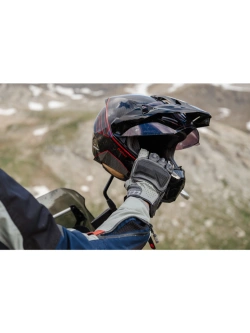 Rękawice motocyklowe Klim Badlands Aero Pro Short szare