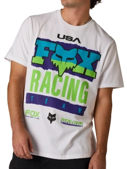 Koszulka z krótkim rękawem FOX Hardcore 195 biała