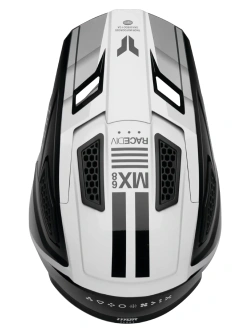 Kask enduro Thor Fleet czarno-biały