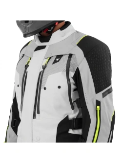 Kurtka motocyklowa tekstylna Shima Hero 3.0 G2 szaro-fluo żółta