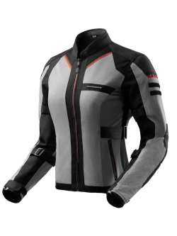 Kurtka motocyklowa tekstylna damska Rebelhorn Scandal 3 czarno-szaro-czerwona