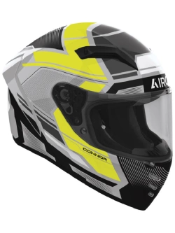Kask integralny Airoh Connor Ego czarno-szaro-żółty połysk